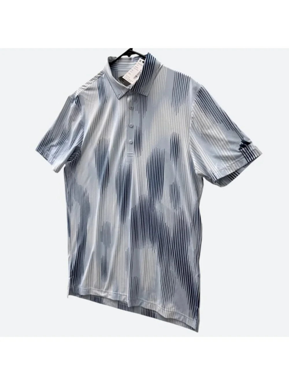 Adidas Ultimate365 Tour Cool Feel Polo Golf Shirt Blue Men's Medium NEW *RARE*